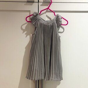 Baby Gap Size 12-18M Silver Dress